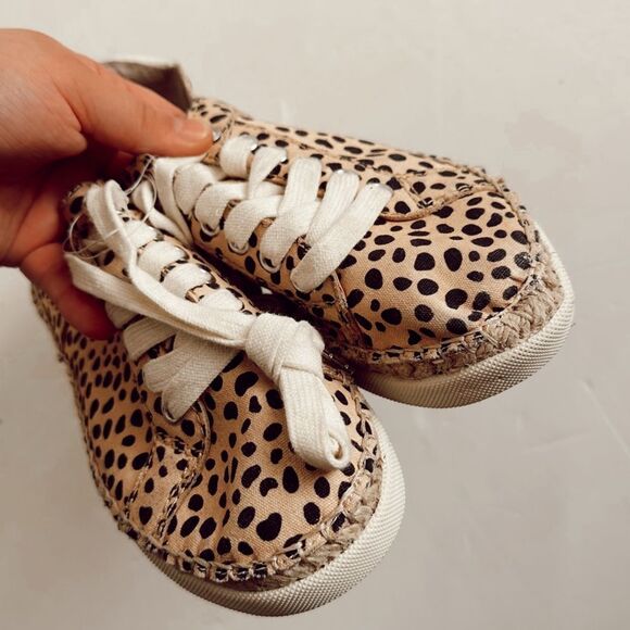 NWOT Dolce Vita Leopard Canvas Morris Shoes Espadrilles - Picture 4 of 8